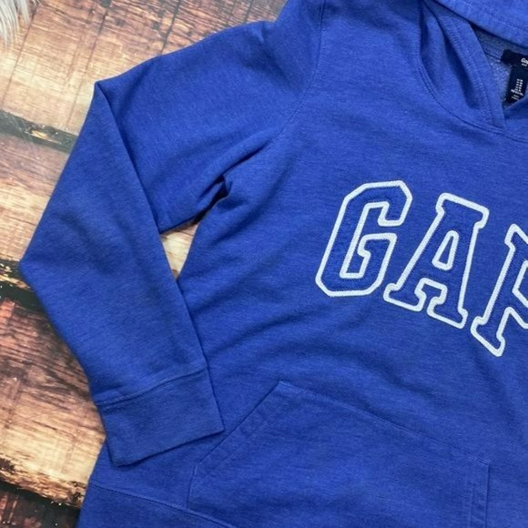 RELISTED The Gap Bright Blue Logo Hoodie Sweatshirt - Picture 3 of 8
